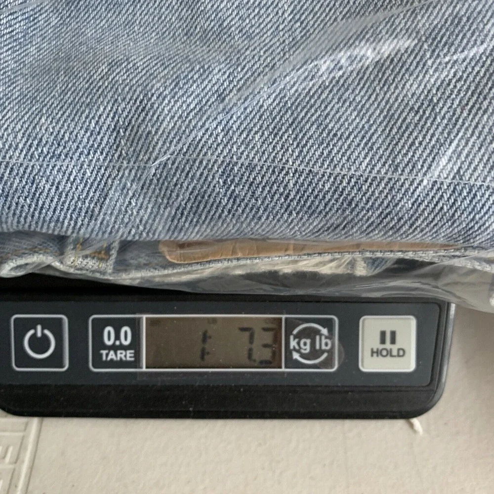 Levis 550 Jeans Mens 34x28* Blue Straight Washed Denim Pants 90s Baggy Skate Y2K